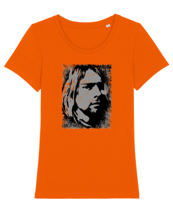 Kurt Cobain - Nirvana  - Come as you are Bright Orange