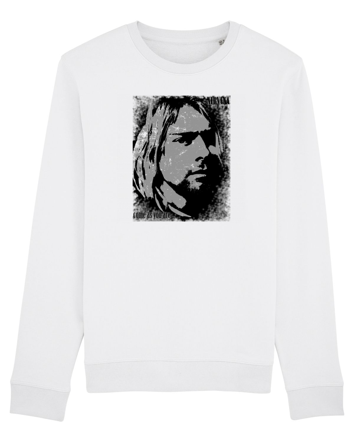 Bluză mânecă lungă Unisex Rise White