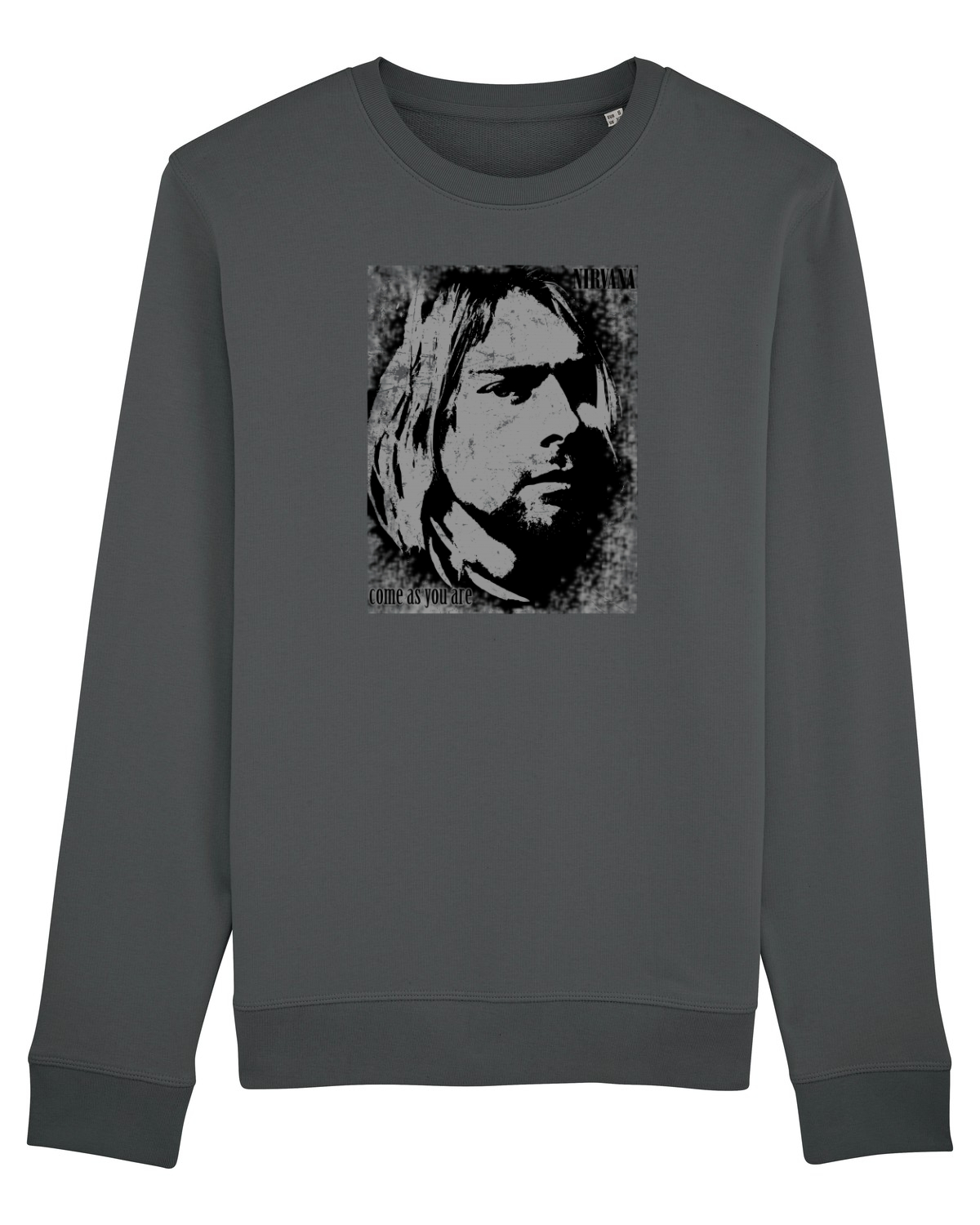 Bluză mânecă lungă Unisex Rise Anthracite