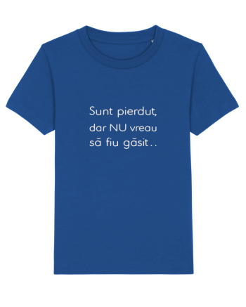 Pierdut - white Majorelle Blue