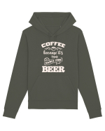 Coffee or Beer? - white Hanorac Unisex Drummer
