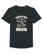 Coffee or Beer? - white Tricou mânecă scurtă guler larg Bărbat Skater