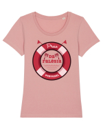 Da Falesia Portugal Tricou mânecă scurtă guler larg fitted Damă Expresser