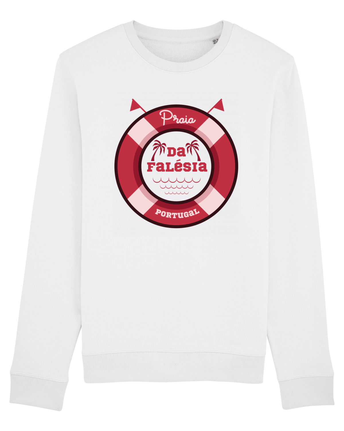 Bluză mânecă lungă Unisex Rise White