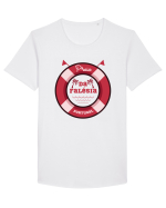 Da Falesia Portugal Tricou mânecă scurtă guler larg Bărbat Skater