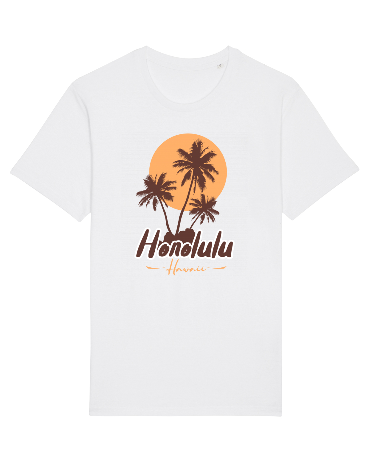 Tricou mânecă scurtă Unisex Rocker White