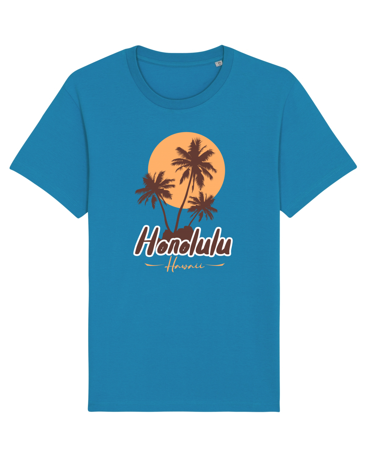 Tricou mânecă scurtă Unisex Rocker Azur