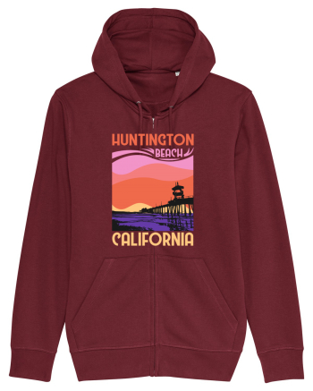 Huntington Beach California Burgundy