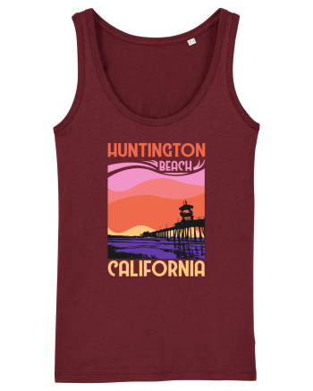 Huntington Beach California Burgundy
