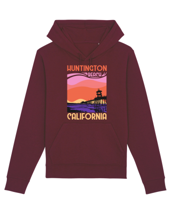Huntington Beach California Burgundy
