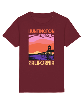 Huntington Beach California Burgundy