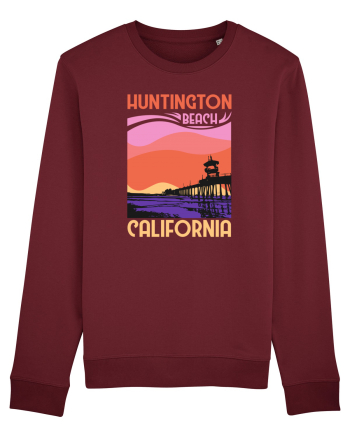 Huntington Beach California Burgundy