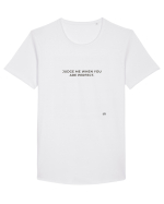 349 Tricou mânecă scurtă guler larg Bărbat Skater
