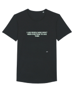 351 Tricou mânecă scurtă guler larg Bărbat Skater