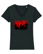 Roxy Music Band - Love is the Drug Tricou mânecă scurtă guler V Damă Evoker