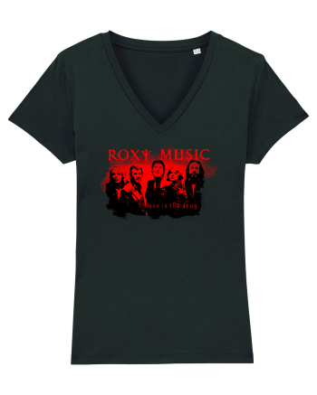 Roxy Music Band - Love is the Drug Black