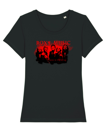  Roxy Music Band - Love is the Drug Black