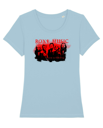  Roxy Music Band - Love is the Drug Sky Blue
