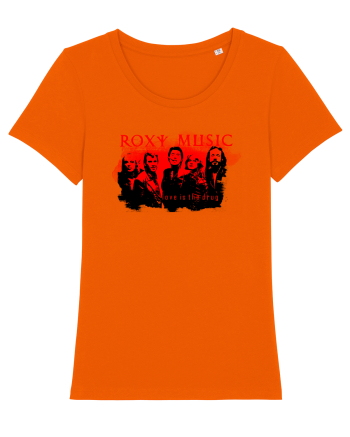  Roxy Music Band - Love is the Drug Bright Orange