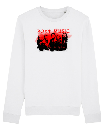  Roxy Music Band - Love is the Drug White