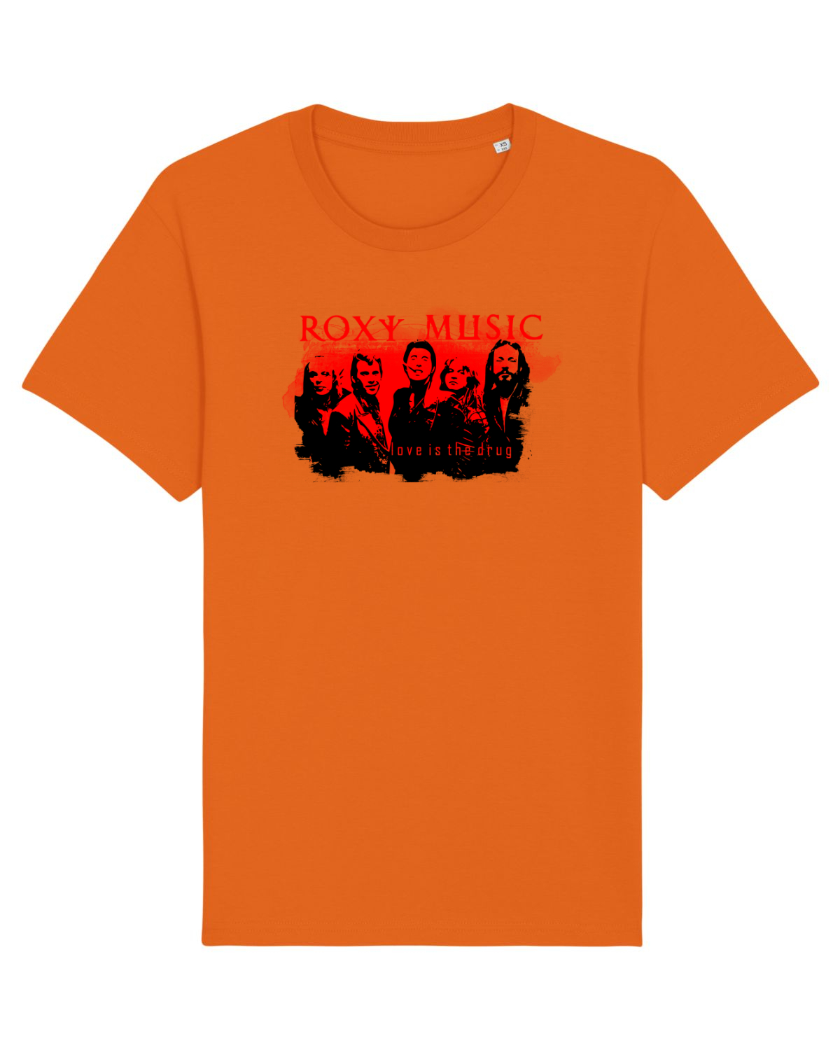 Tricou mânecă scurtă Unisex Rocker Bright Orange