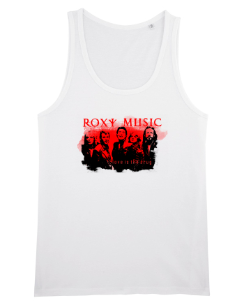  Roxy Music Band - Love is the Drug White
