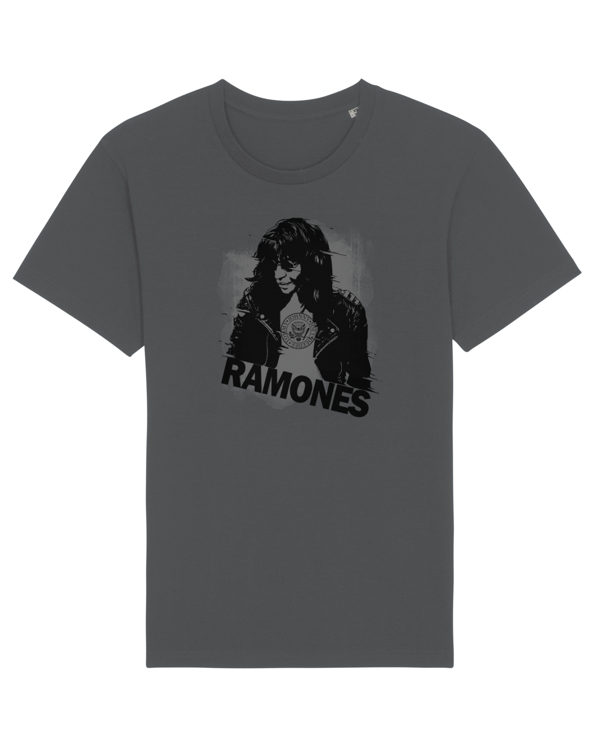 Tricou mânecă scurtă Unisex Rocker Anthracite