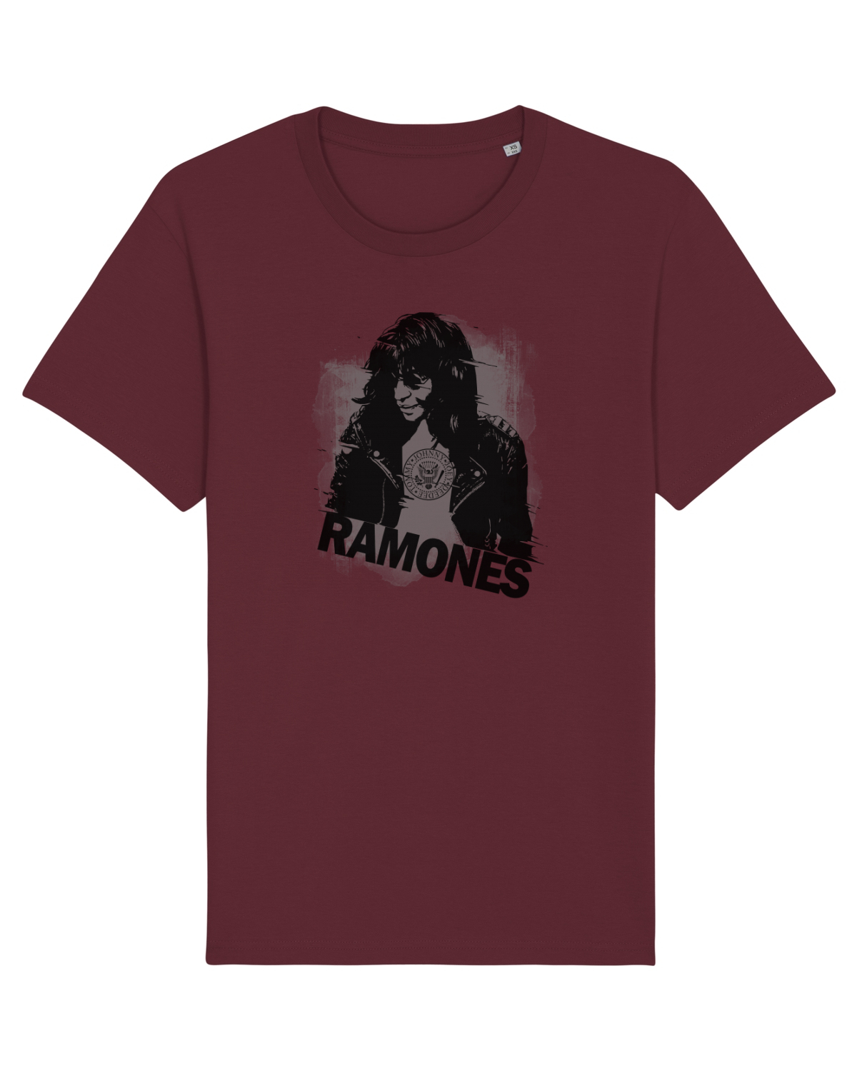 Tricou mânecă scurtă Unisex Rocker Burgundy