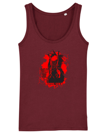MOTLEY CRUE - NIKKI SIXX 1 Burgundy