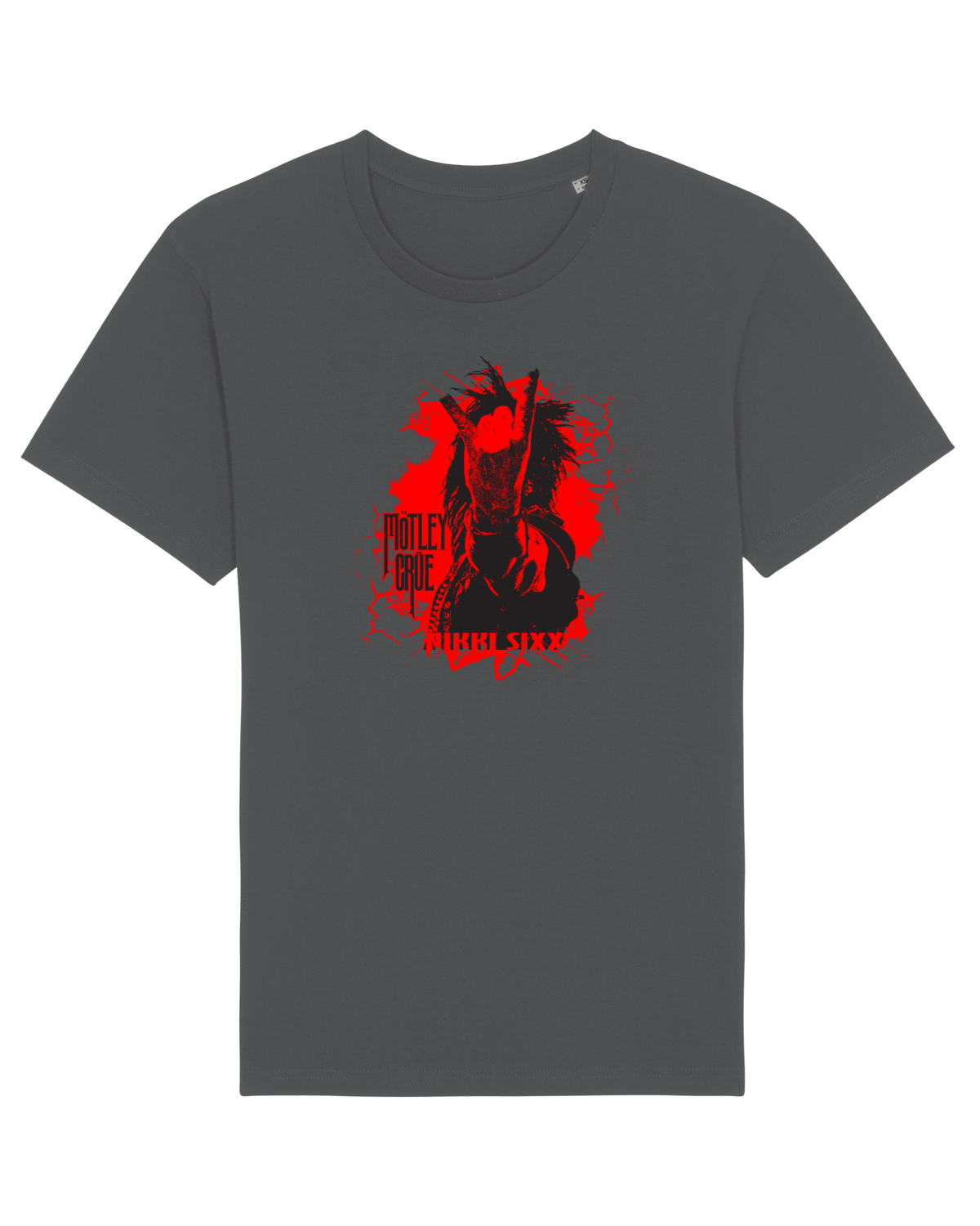 Tricou mânecă scurtă Unisex Rocker Anthracite