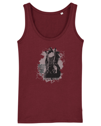 MOTLEY CRUE - NIKKI SIXX 2 Burgundy