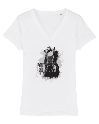 MOTLEY CRUE - NIKKI SIXX 2 White