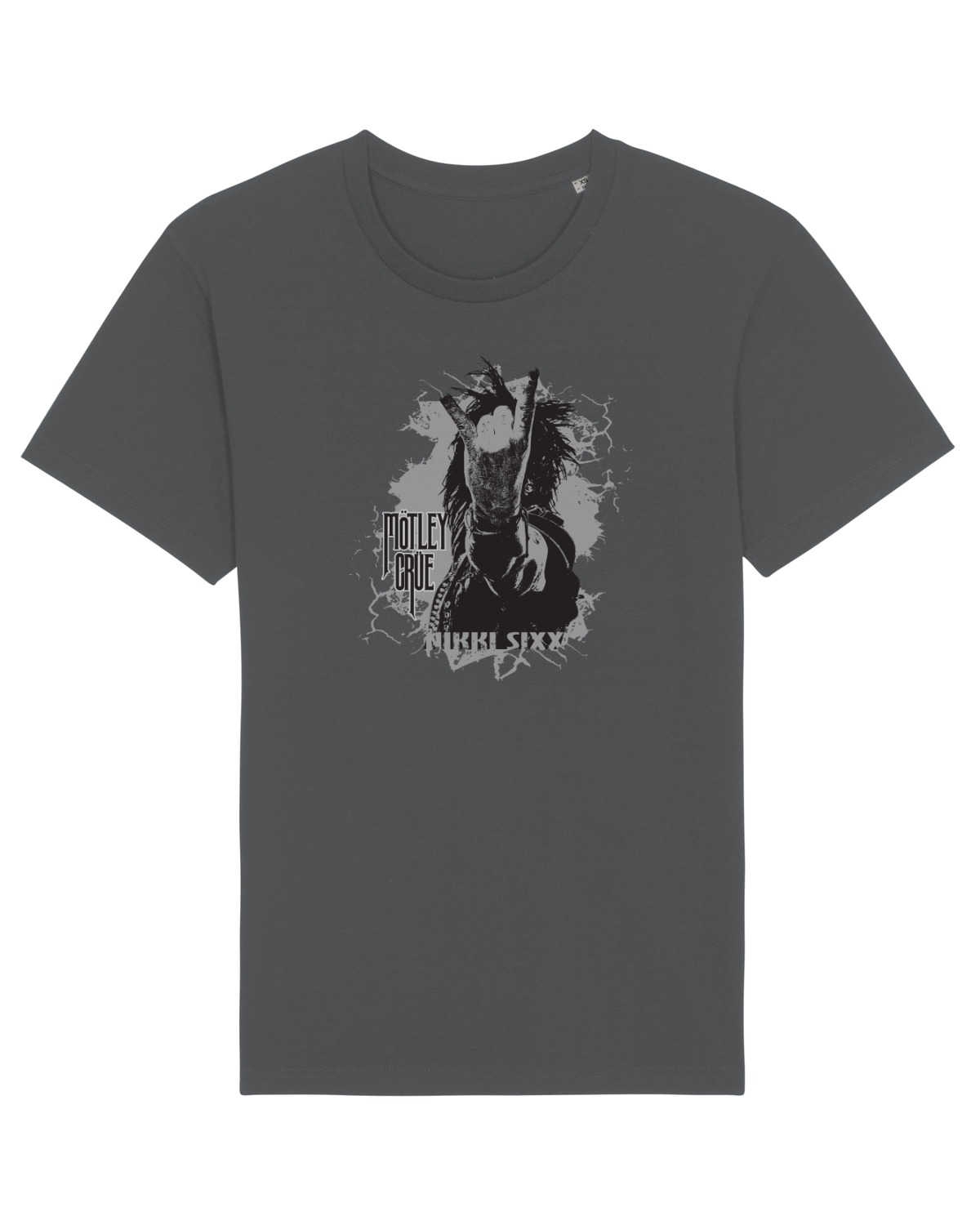 Tricou mânecă scurtă Unisex Rocker Anthracite