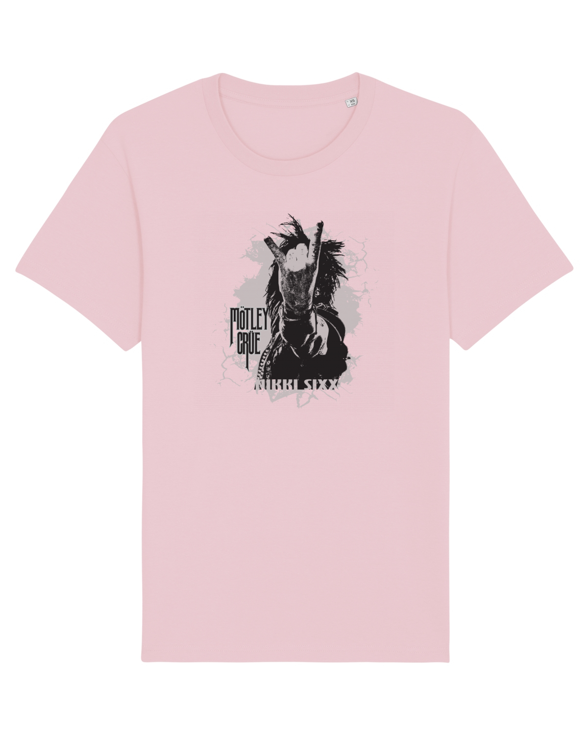 Tricou mânecă scurtă Unisex Rocker Cotton Pink