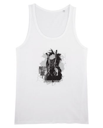 MOTLEY CRUE - NIKKI SIXX 2 White