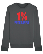 Pure genius Bluză mânecă lungă Unisex Rise