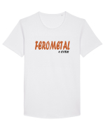 Ferometal Tricou mânecă scurtă guler larg Bărbat Skater