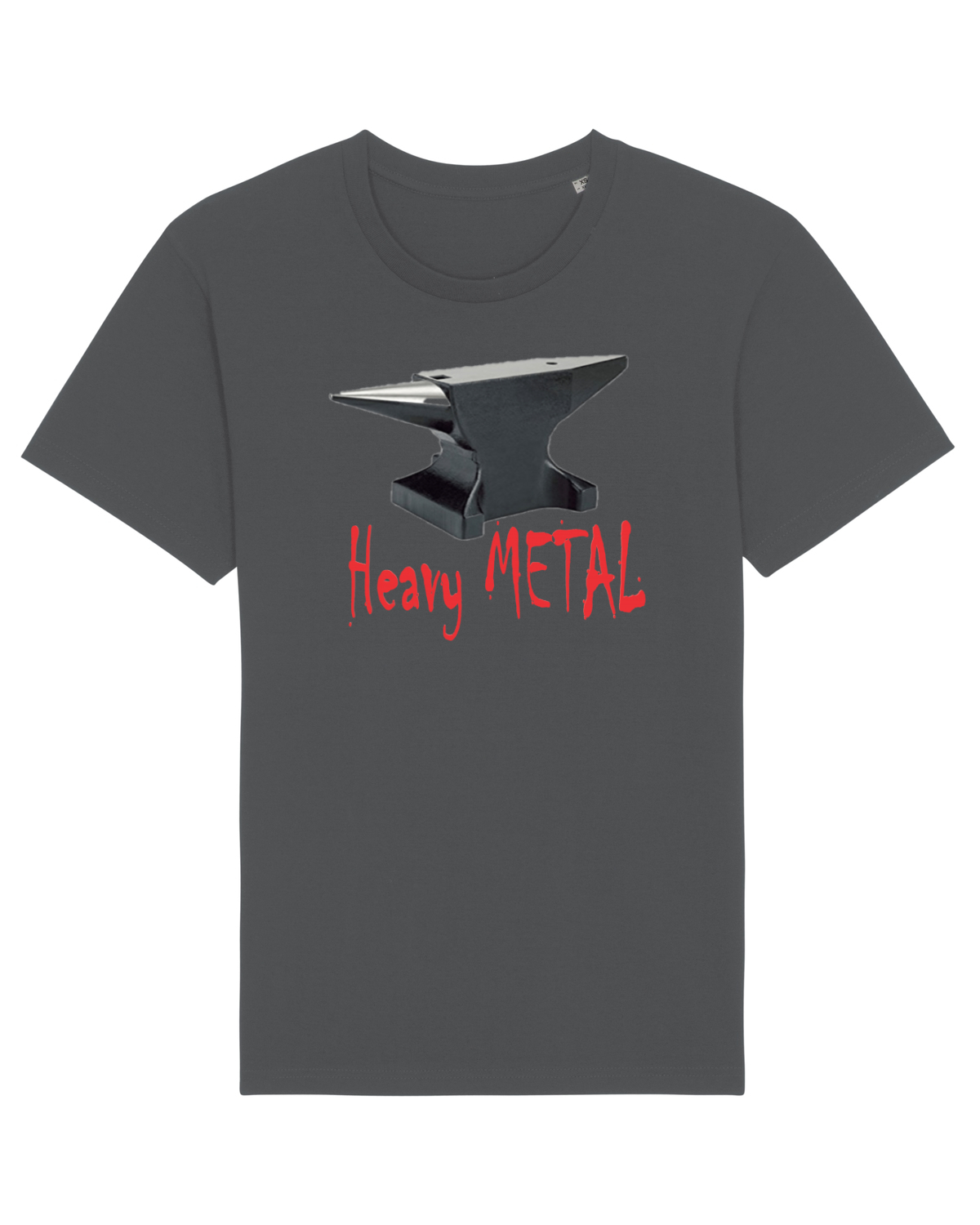 Tricou mânecă scurtă Unisex Rocker Anthracite