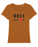 Holy shiRt Tricou mânecă scurtă guler larg fitted Damă Expresser