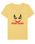 Not funny Tricou mânecă scurtă guler larg fitted Damă Expresser