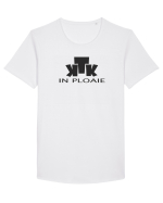 În ploaie Tricou mânecă scurtă guler larg Bărbat Skater