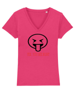 Right you are Tricou mânecă scurtă guler V Damă Evoker