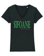 Sifoane Tricou mânecă scurtă guler V Damă Evoker