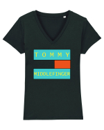 Tommy Tricou mânecă scurtă guler V Damă Evoker