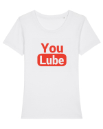 YouLube Tricou mânecă scurtă guler larg fitted Damă Expresser