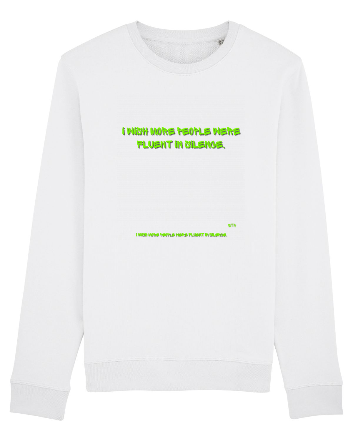 Bluză mânecă lungă Unisex Rise White