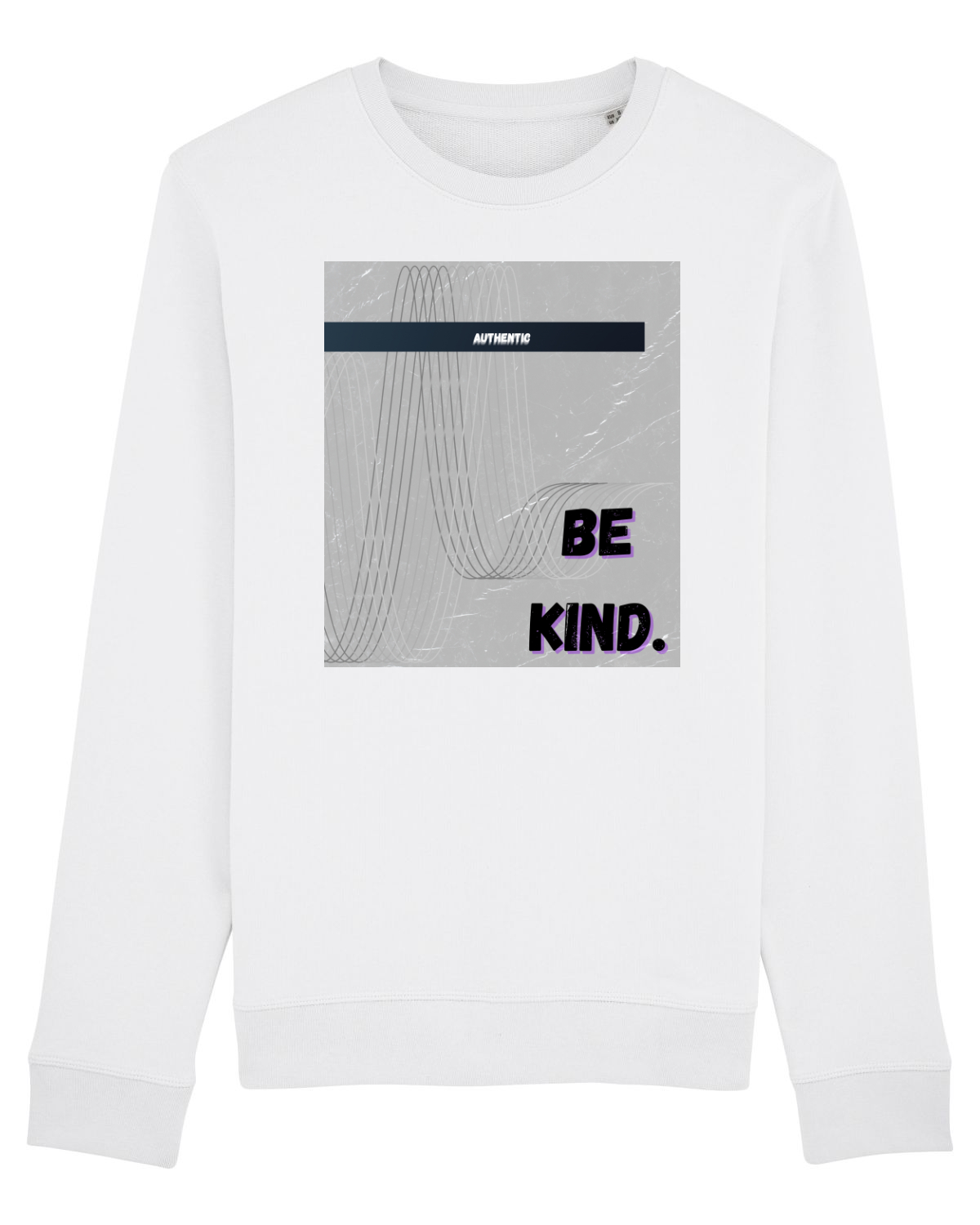 Bluză mânecă lungă Unisex Rise White