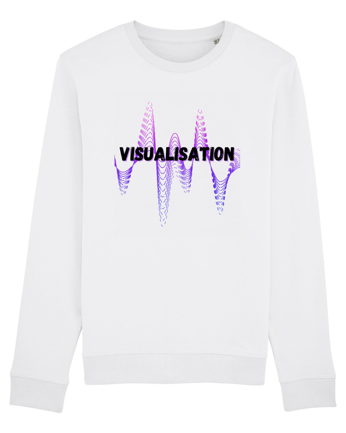 Bluză mânecă lungă Unisex Rise White