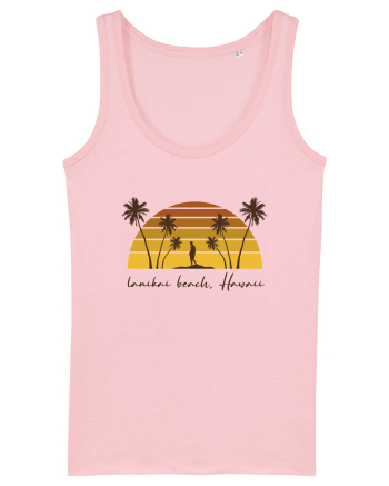 Lanikai Beach Hawaii Cotton Pink