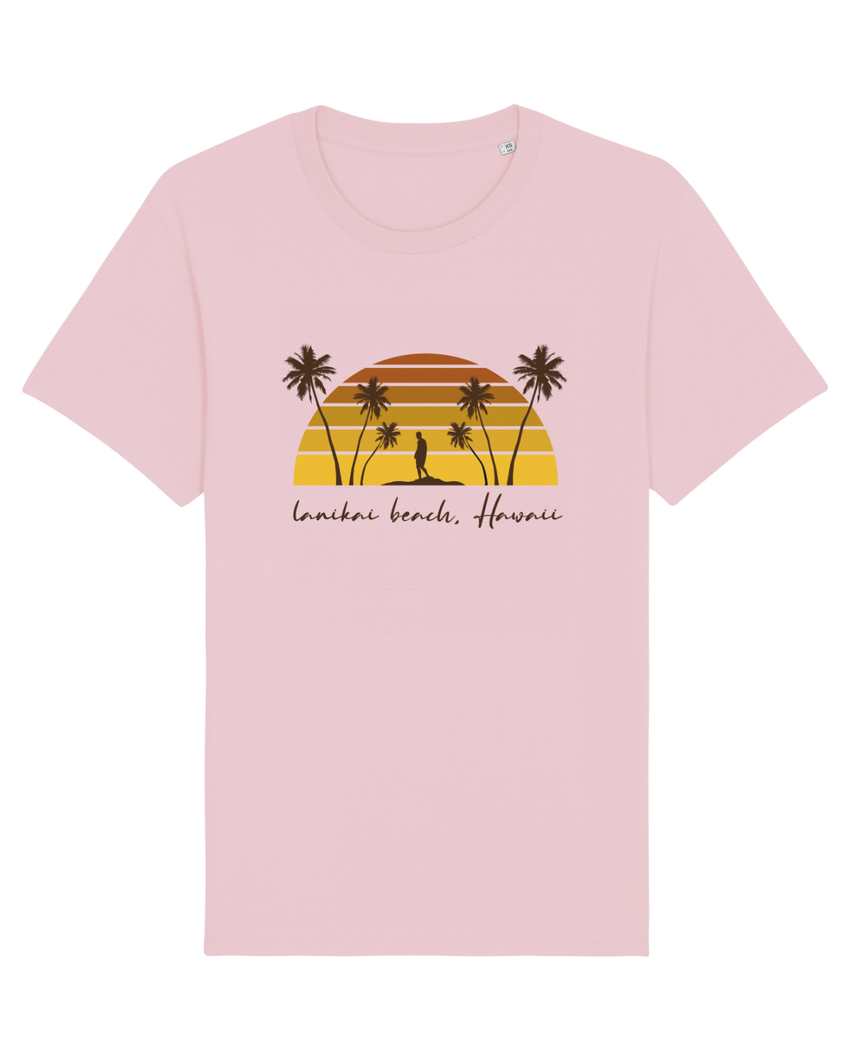 Tricou mânecă scurtă Unisex Rocker Cotton Pink